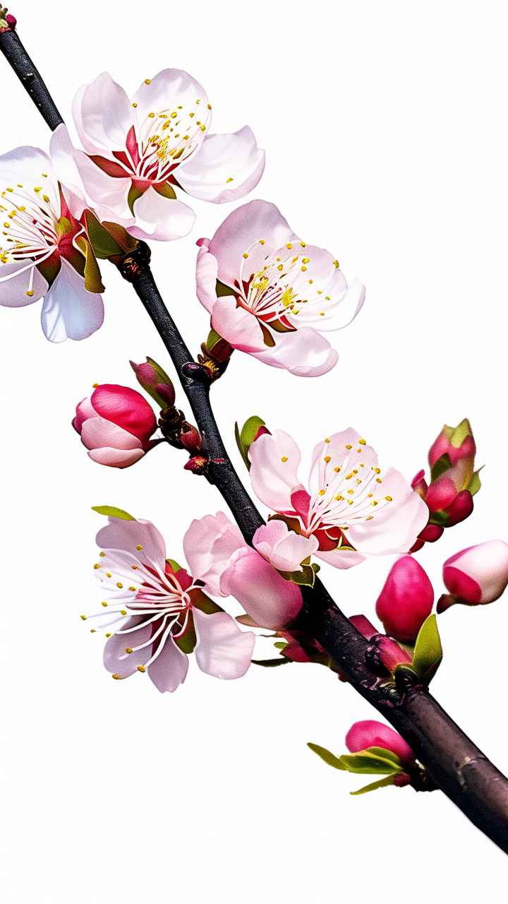 春季杏花摄影图插画 5