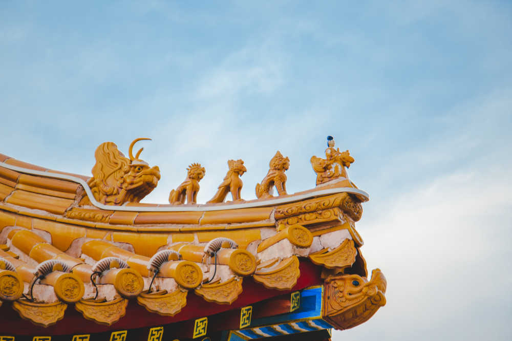 南翠屏公园—屋角