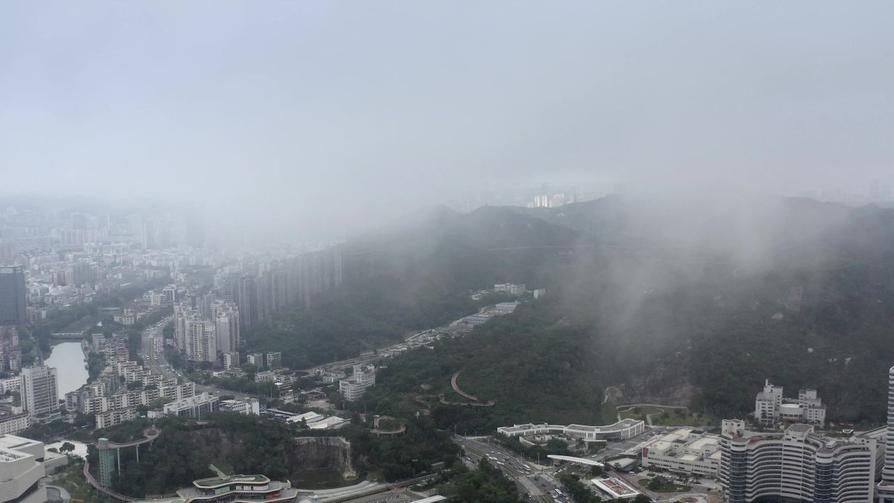 地标建筑上空昨天的云世界十一
