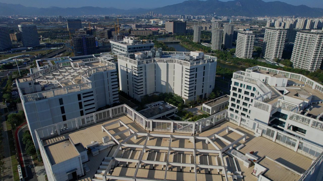航拍东南健康医疗大数据中心