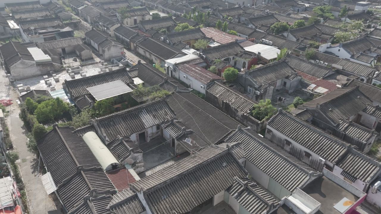 航拍潮汕古村落