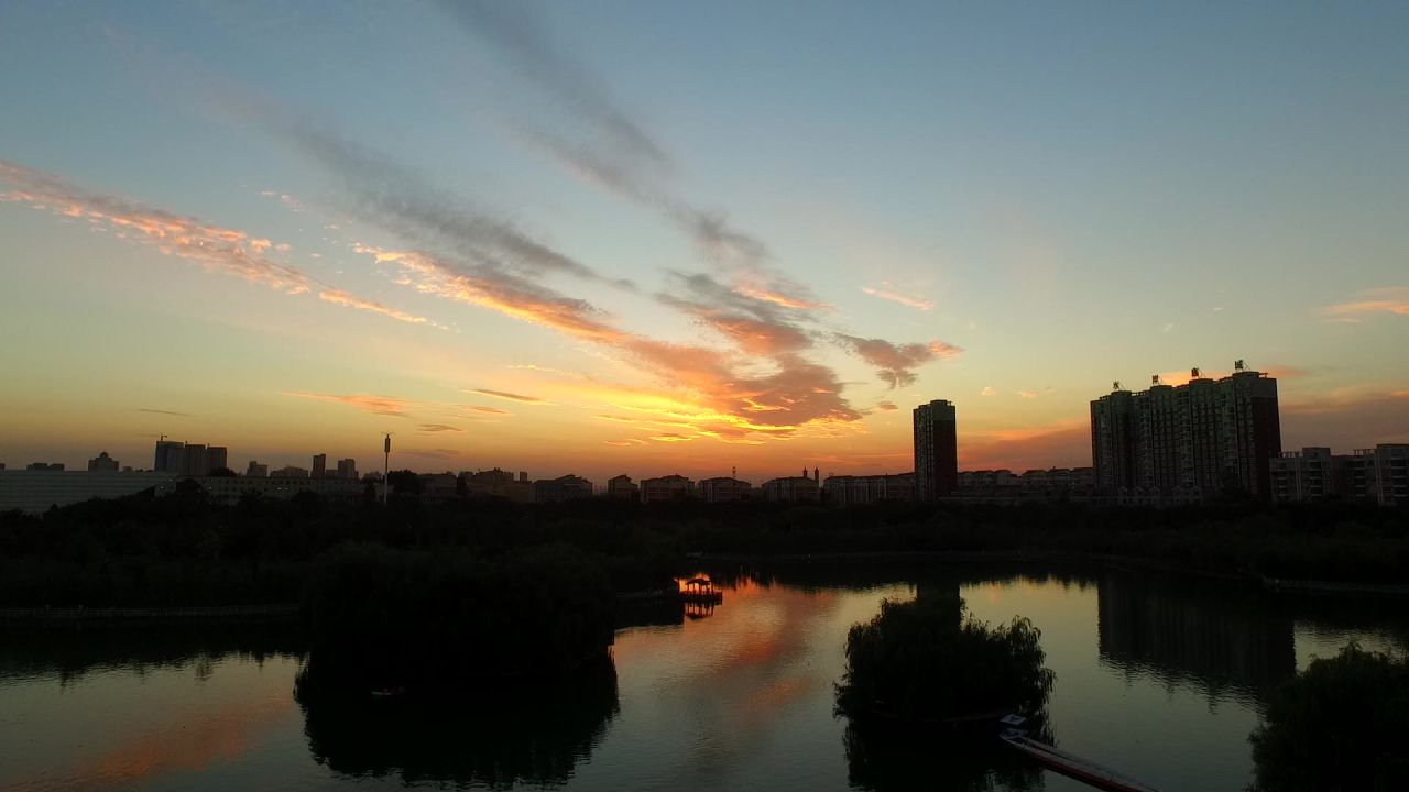 落日晚霞 