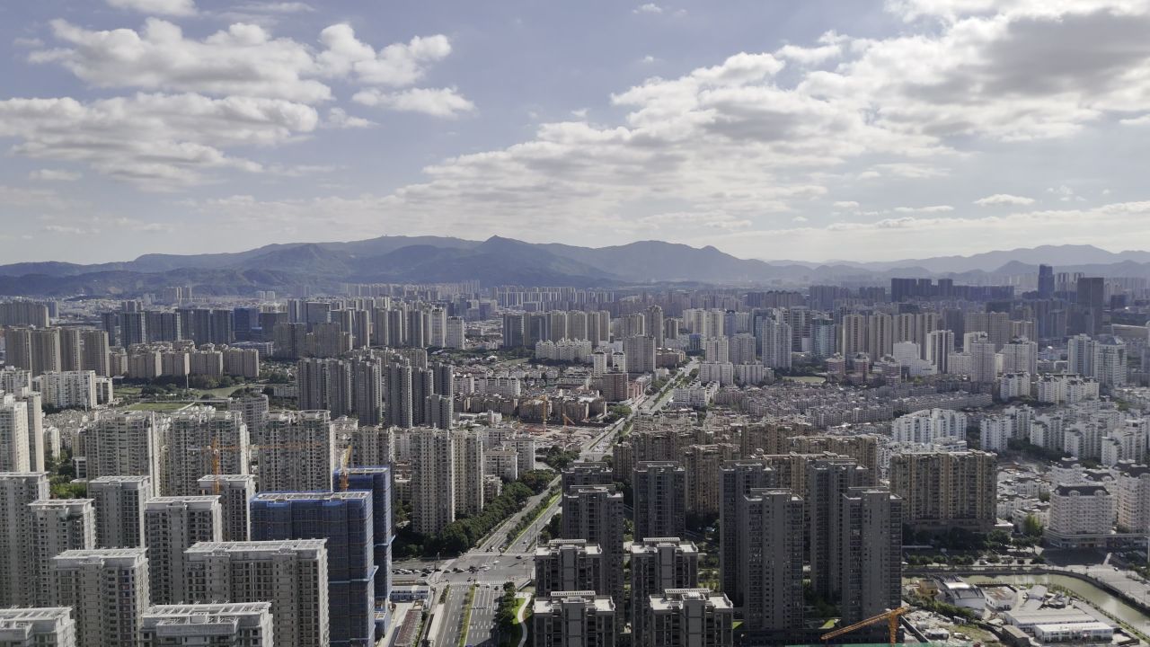温州晴天城市航拍 37