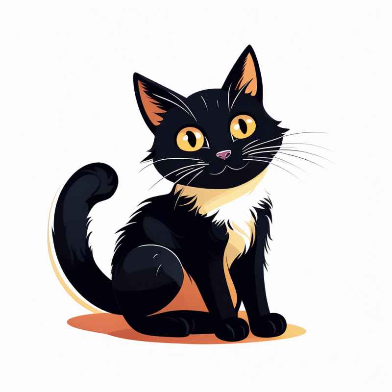 可爱的猫咪独立元素 23