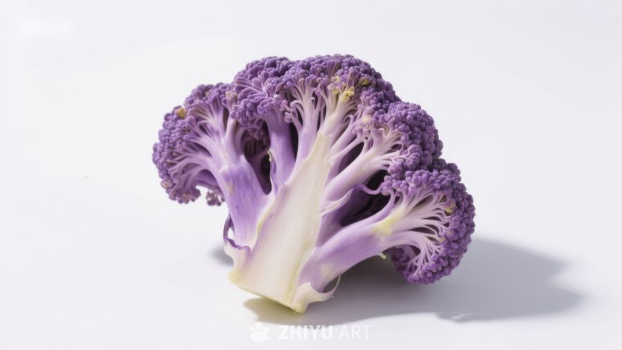 紫色花椰菜特写