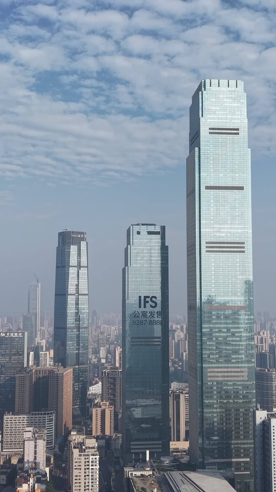 现代都市的雄伟天际线