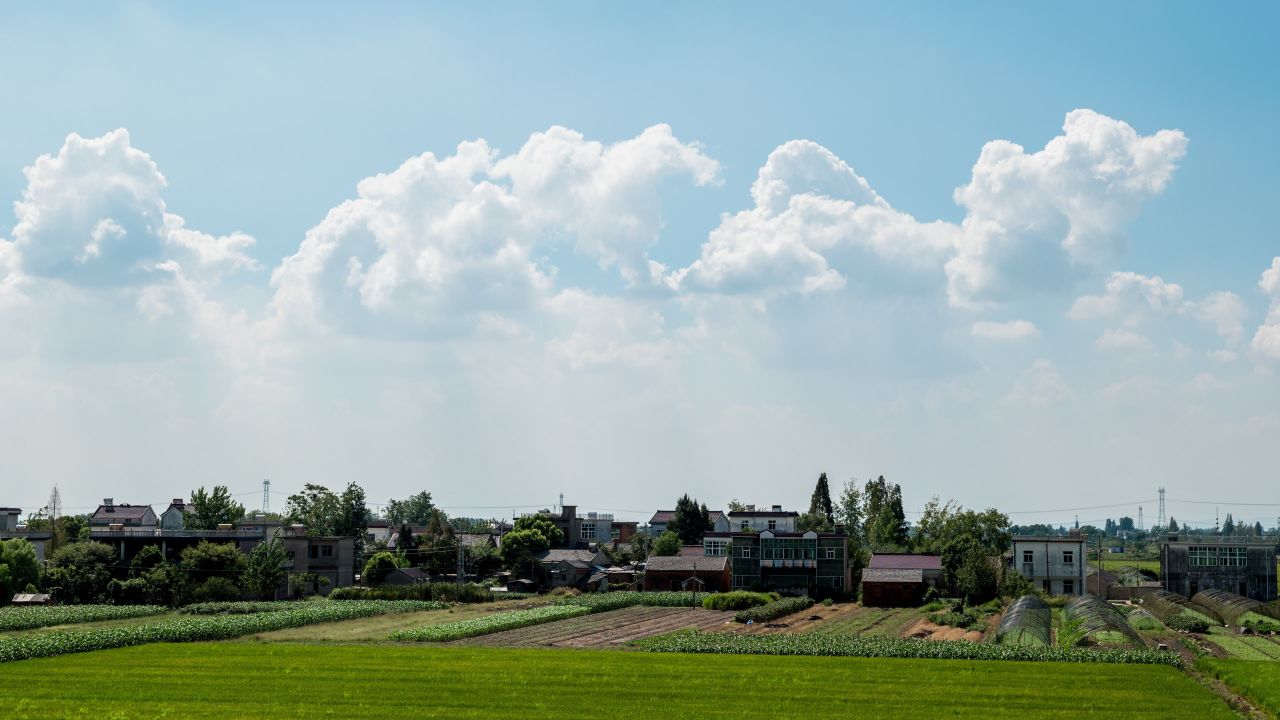 蓝天白云天空天气晴朗延时摄影 21