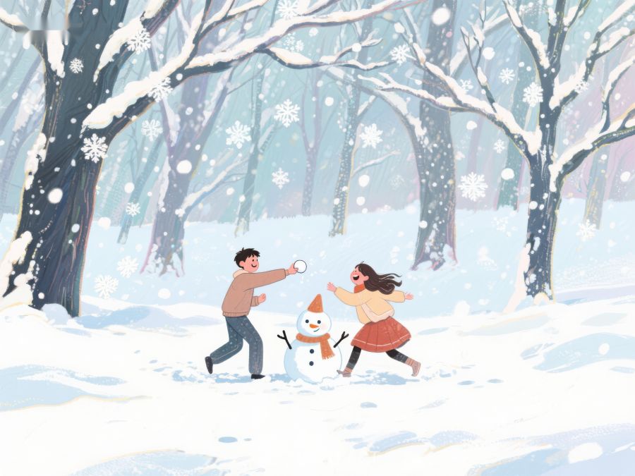 冬日雪地里的欢乐时光 87