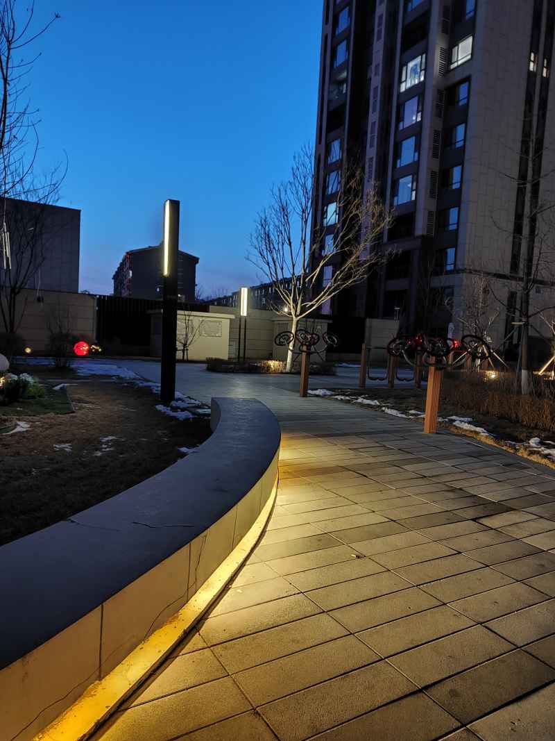 静谧的夜间社区
