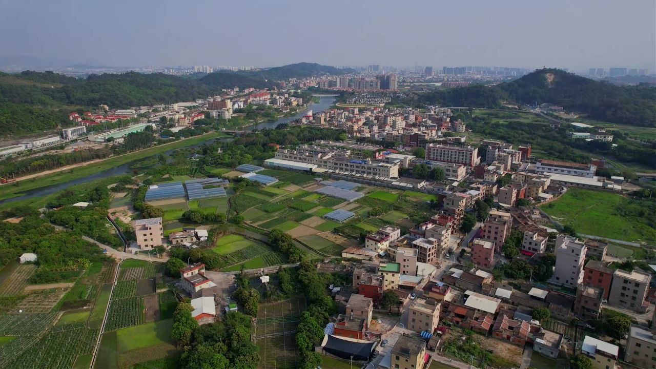 航拍福建厦门新农村景观 8