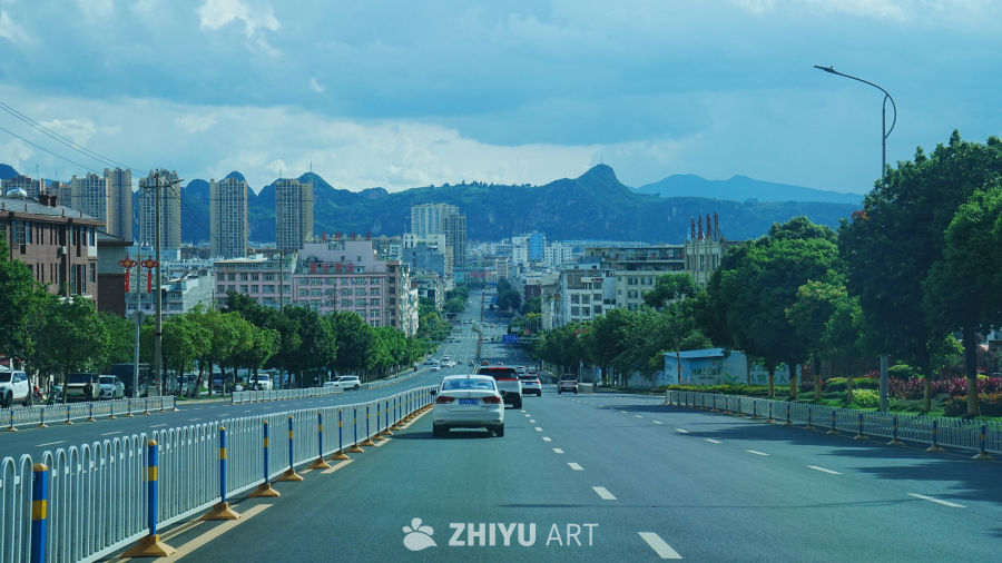 城市风光与现代都市
