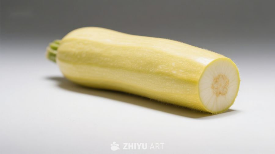 黄色西葫芦特写