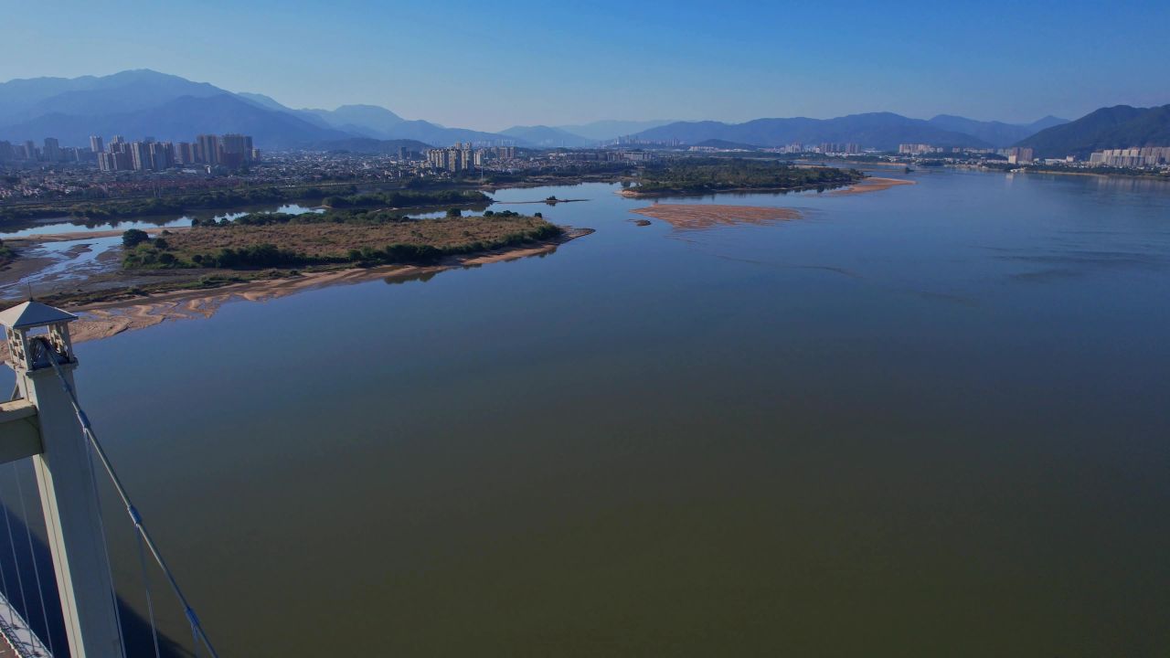 航拍福州洪塘大桥景观 6
