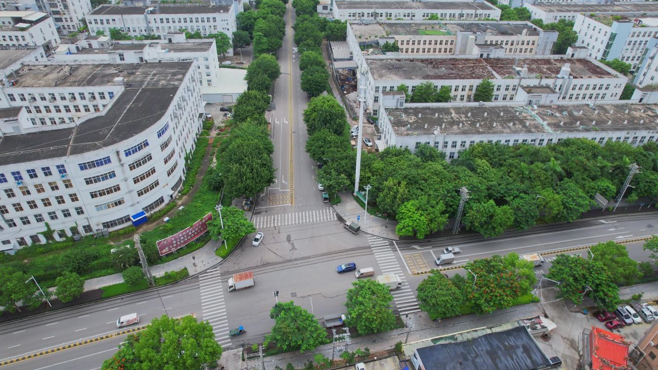 航拍厦门工业集中区