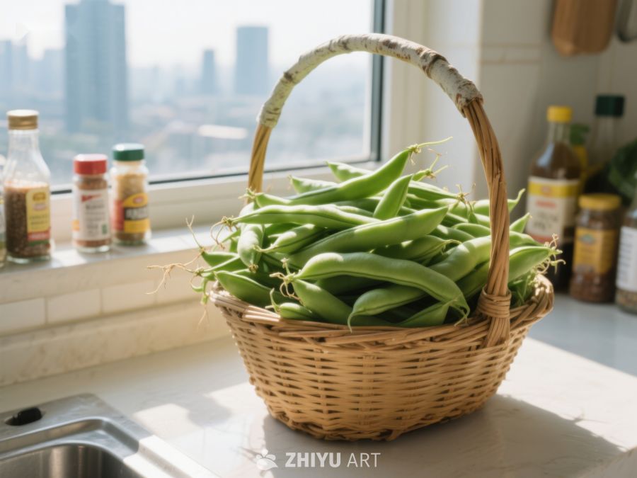 篮子里的鲜嫩豆荚 215