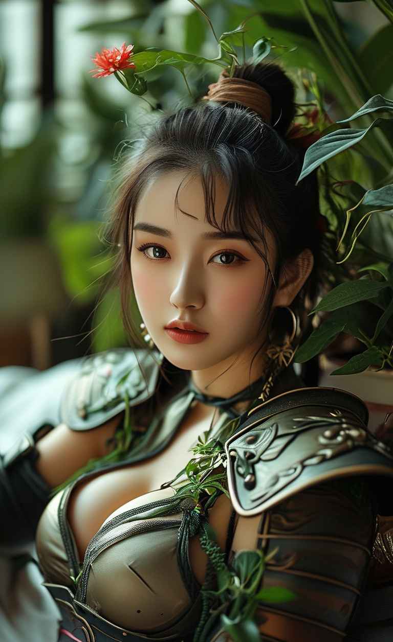 野人美女户外植物 11