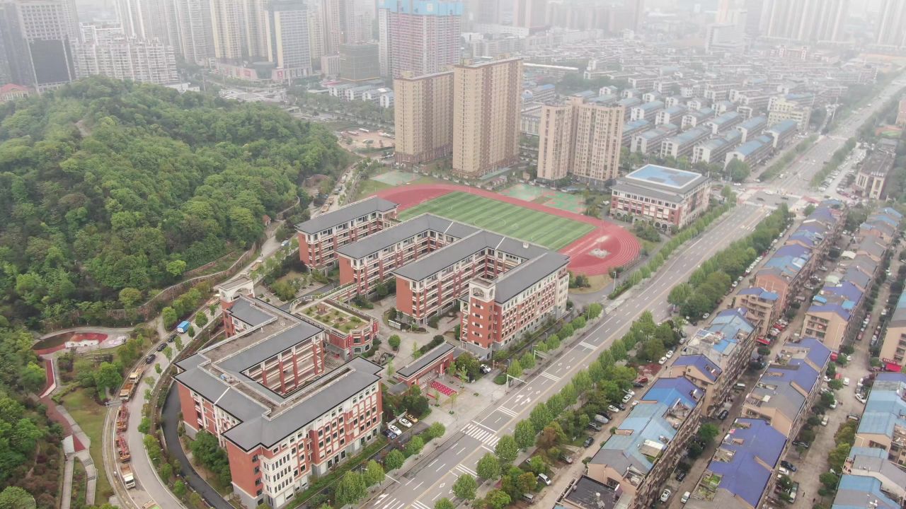 湖南 长沙 梅溪湖片区 航拍