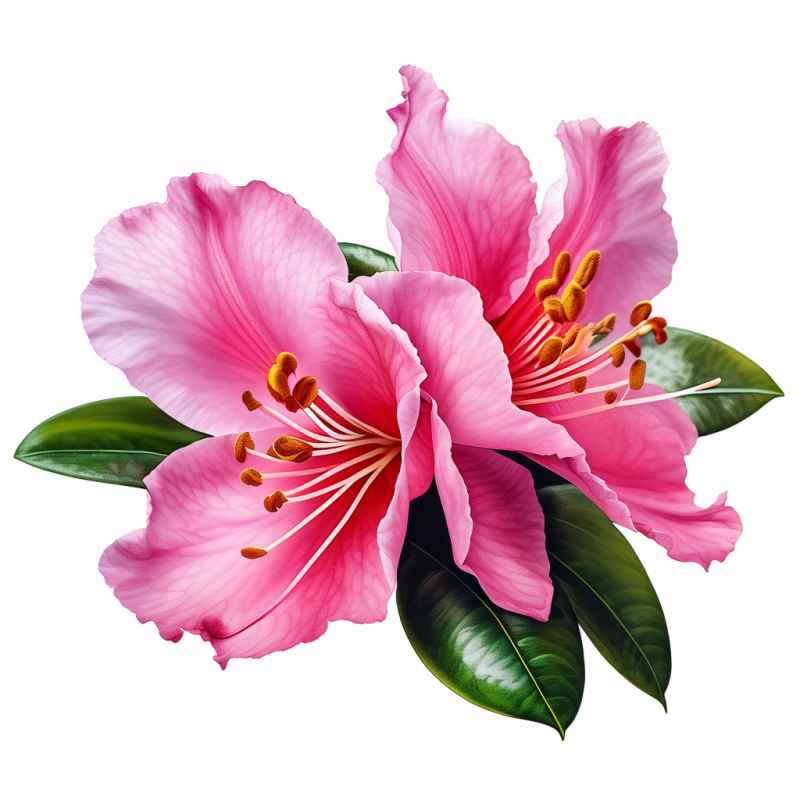 杜鹃花摄影图插画 1