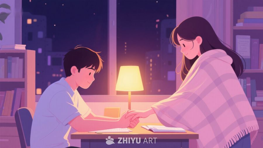 温馨夜晚，母子共读时光 473