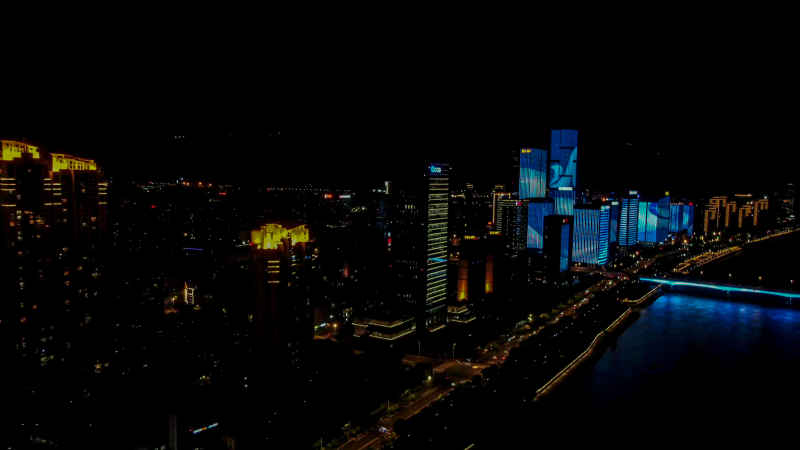 福建福州城市风光航拍摄影图
