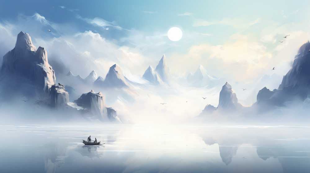 浅色唯美背景艺术图