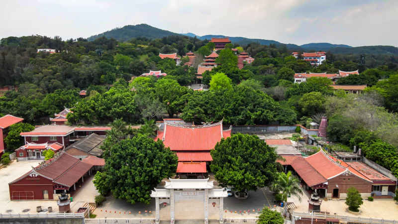 福建泉州城市风光航拍图 