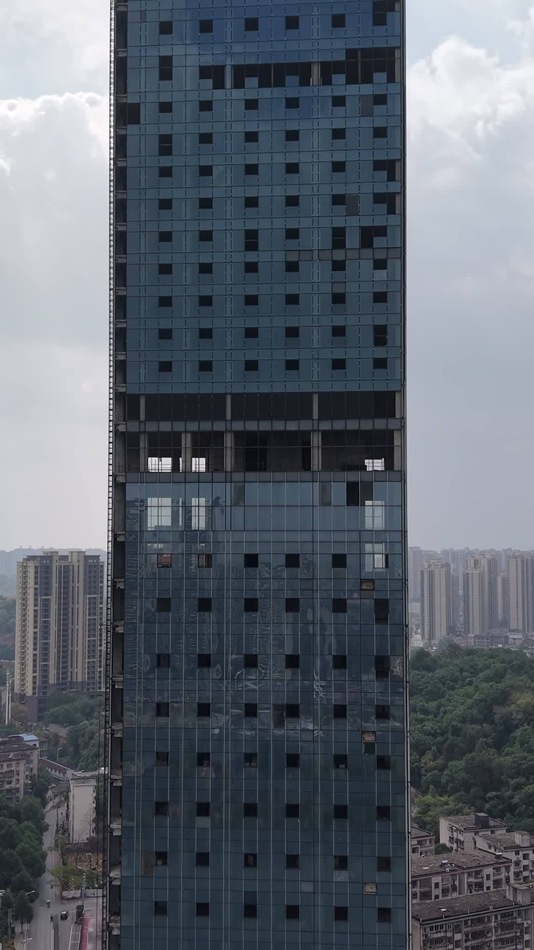 城市的摩天大楼