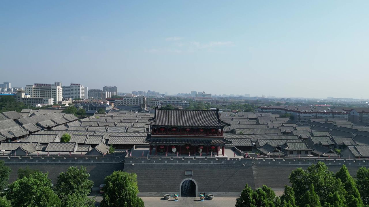 山东潍坊青州古城阜财门城楼