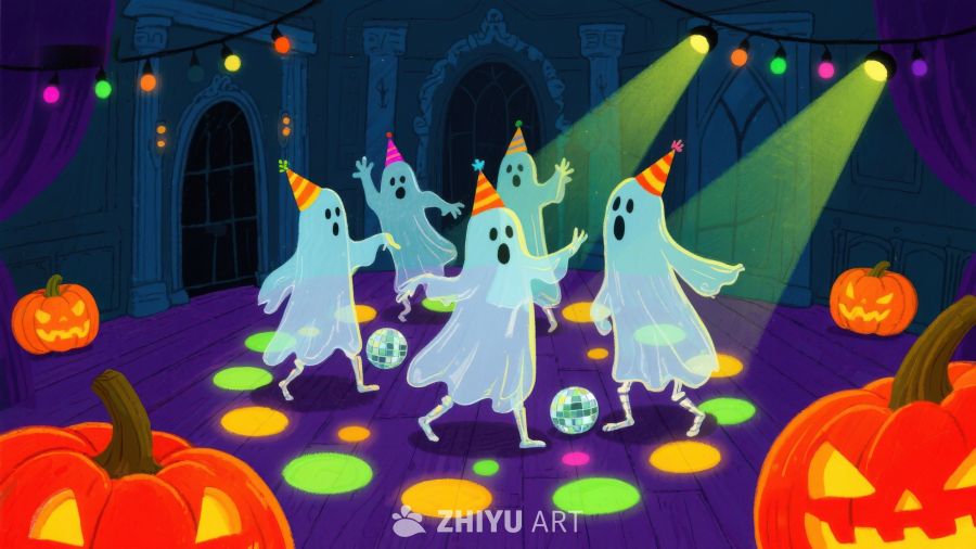万圣节幽灵舞会