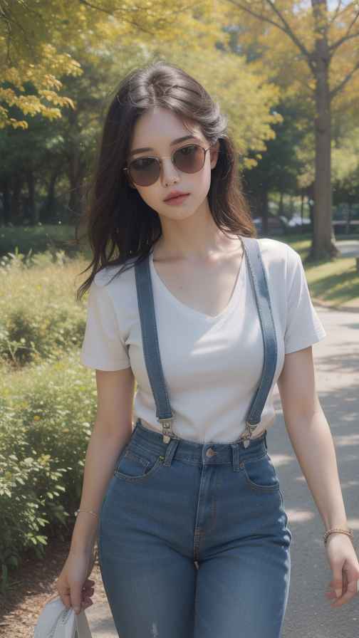 吊带衫女孩