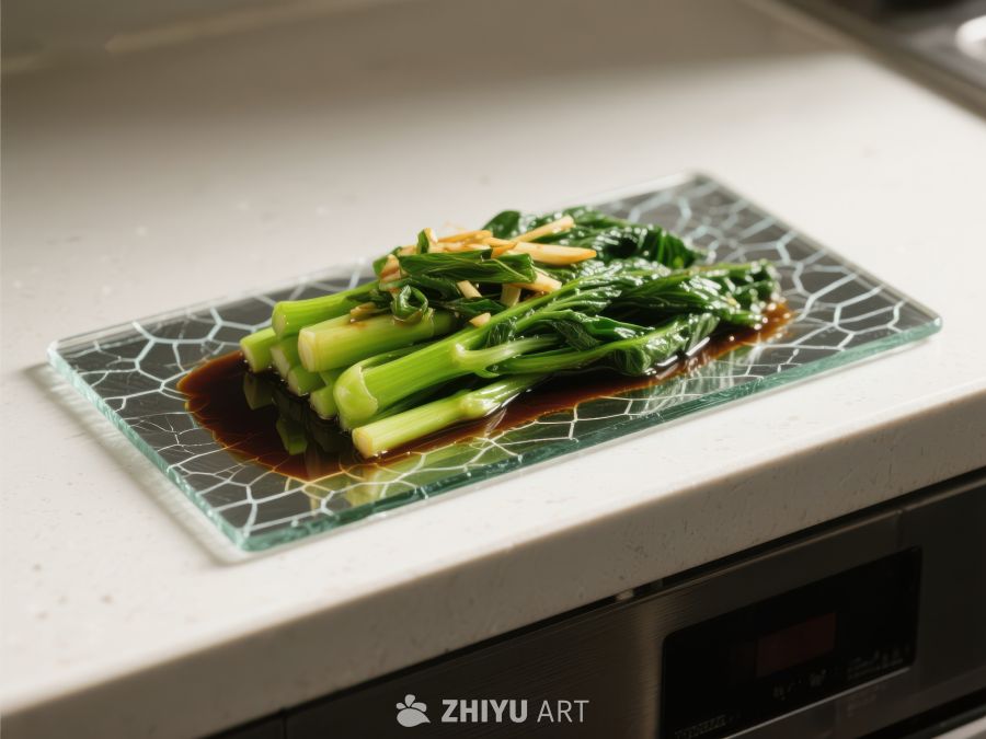 清炒绿叶蔬菜配酱油 1180