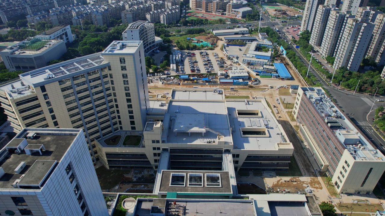 航拍福建省立医院南院