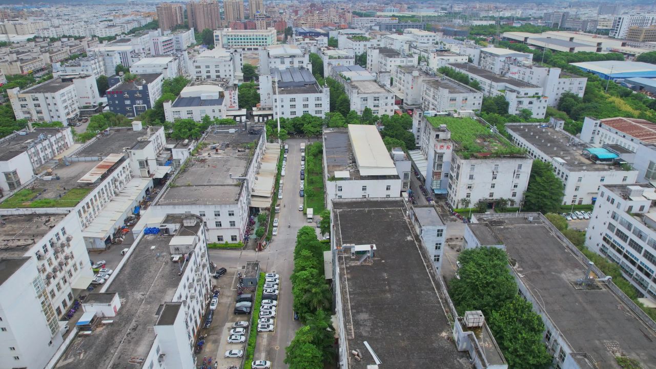 航拍厦门工业集中区