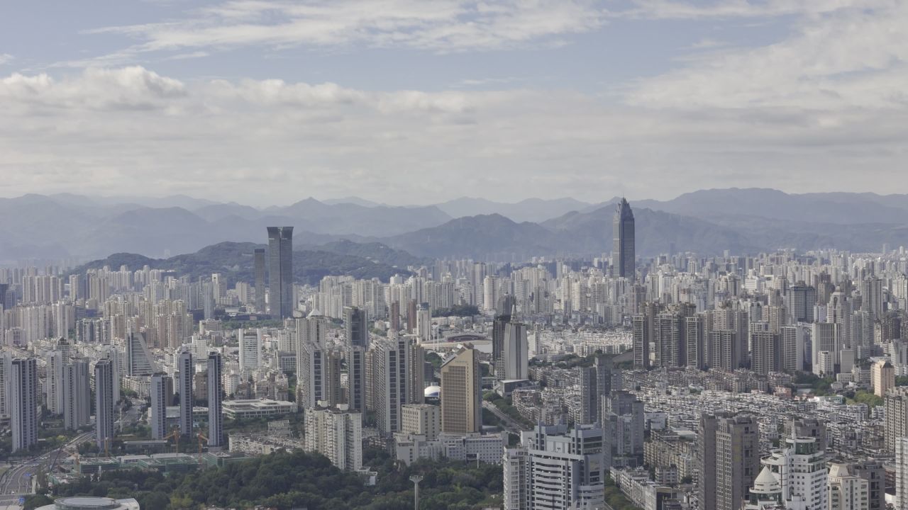 温州晴天城市航拍 6