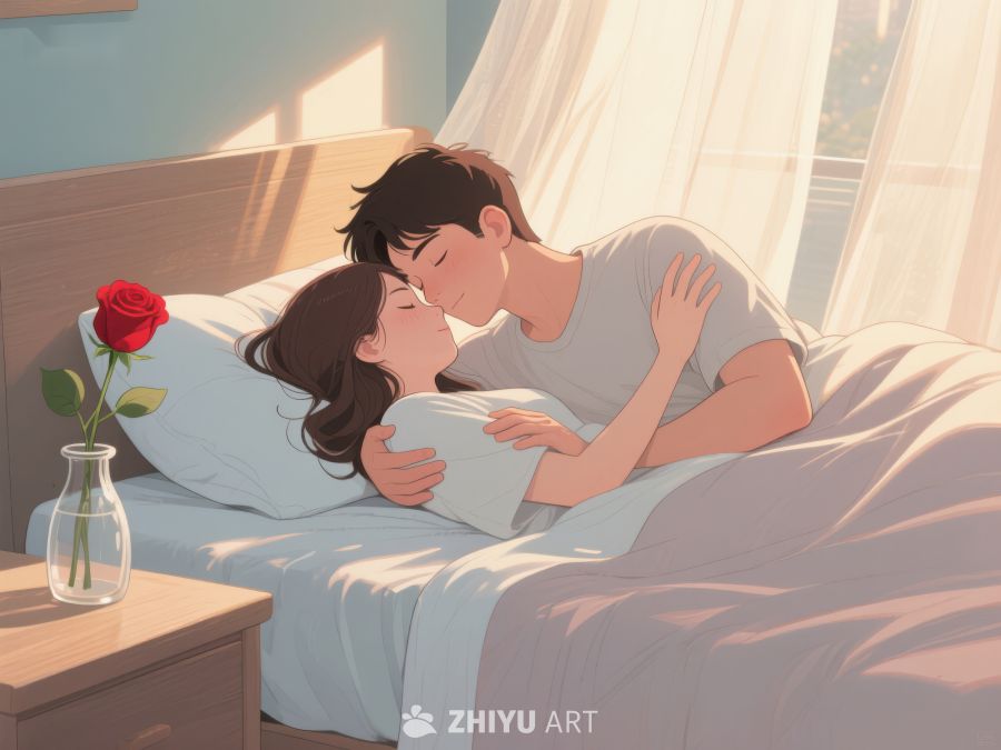 晨光中的甜蜜拥吻 16