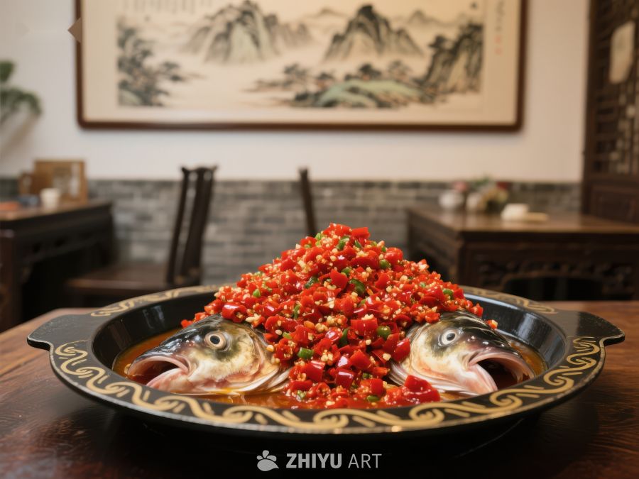 剁椒鱼头：鲜辣美味的传统佳肴 206