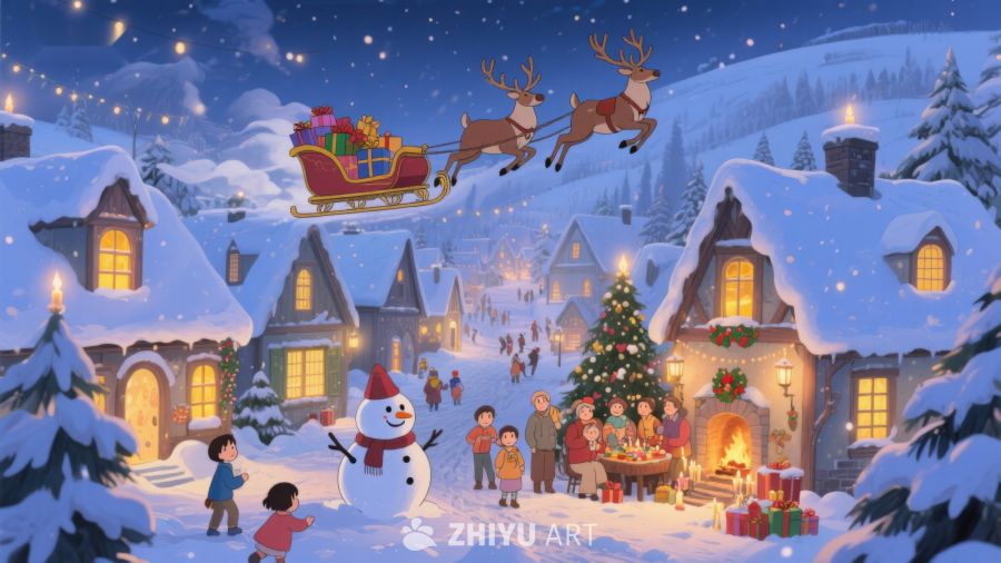 圣诞夜雪村欢聚 222