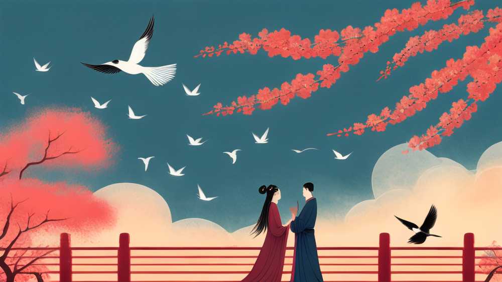 国潮七夕情侣