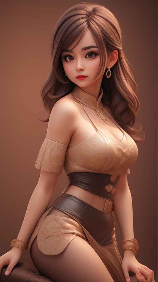 高级感女孩皮衣系列