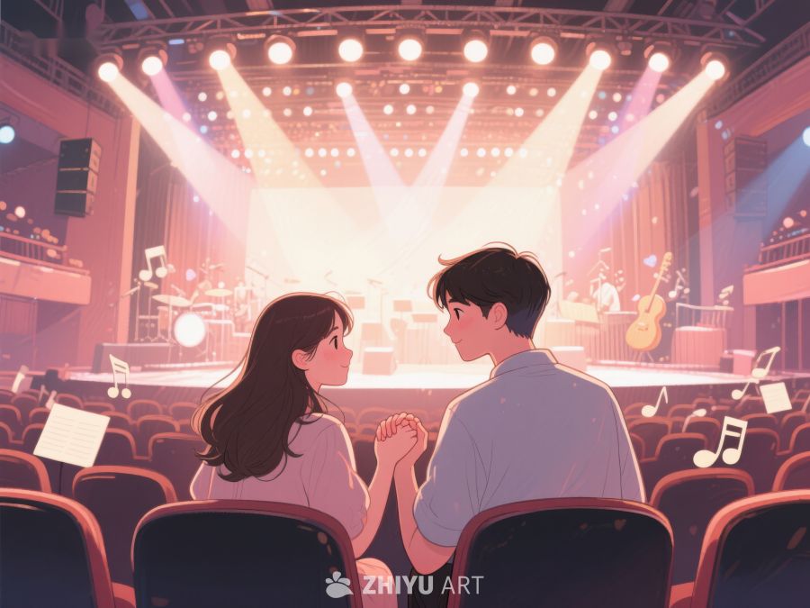 音乐会上的温馨对视 1030