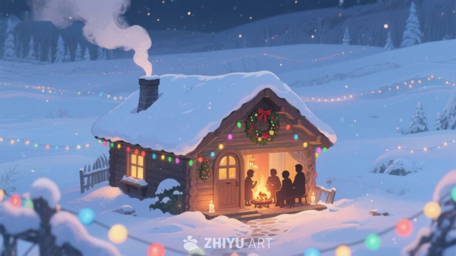 冬夜小屋温馨聚会 87