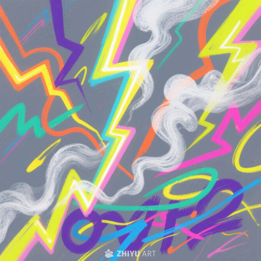 涂鸦艺术风格背景 2