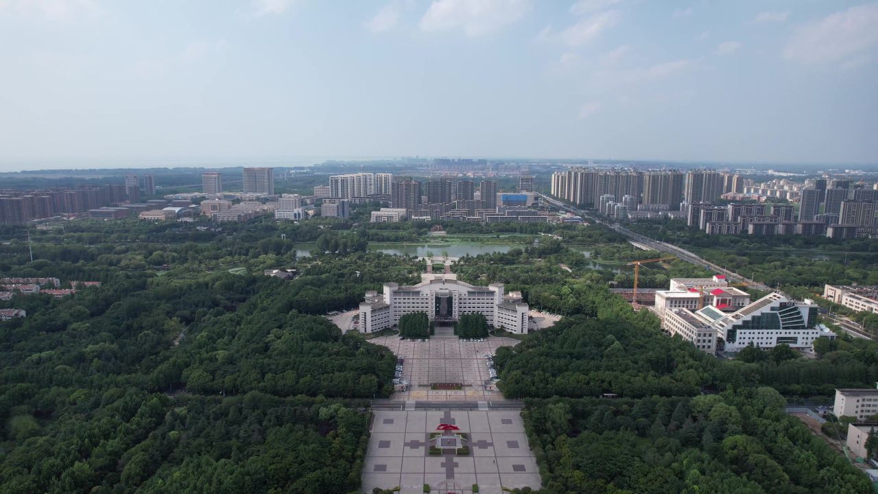 江苏宿迁市政府航拍