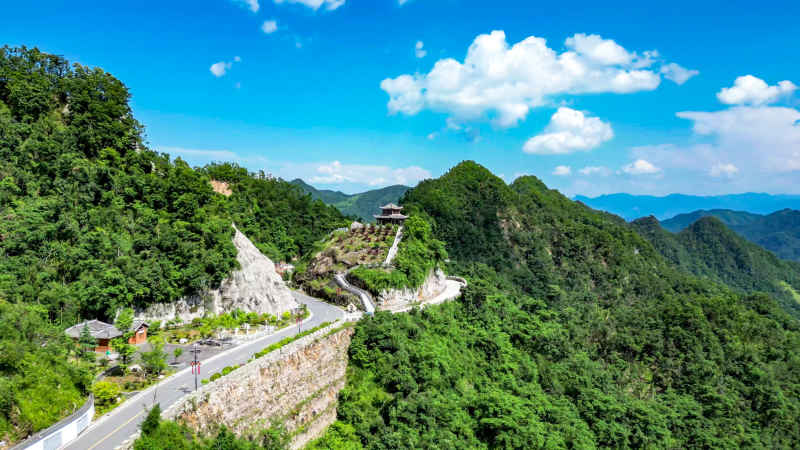湖北襄阳城市风光旅游景区航拍摄影图 
