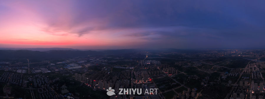晚霞与蓝调
