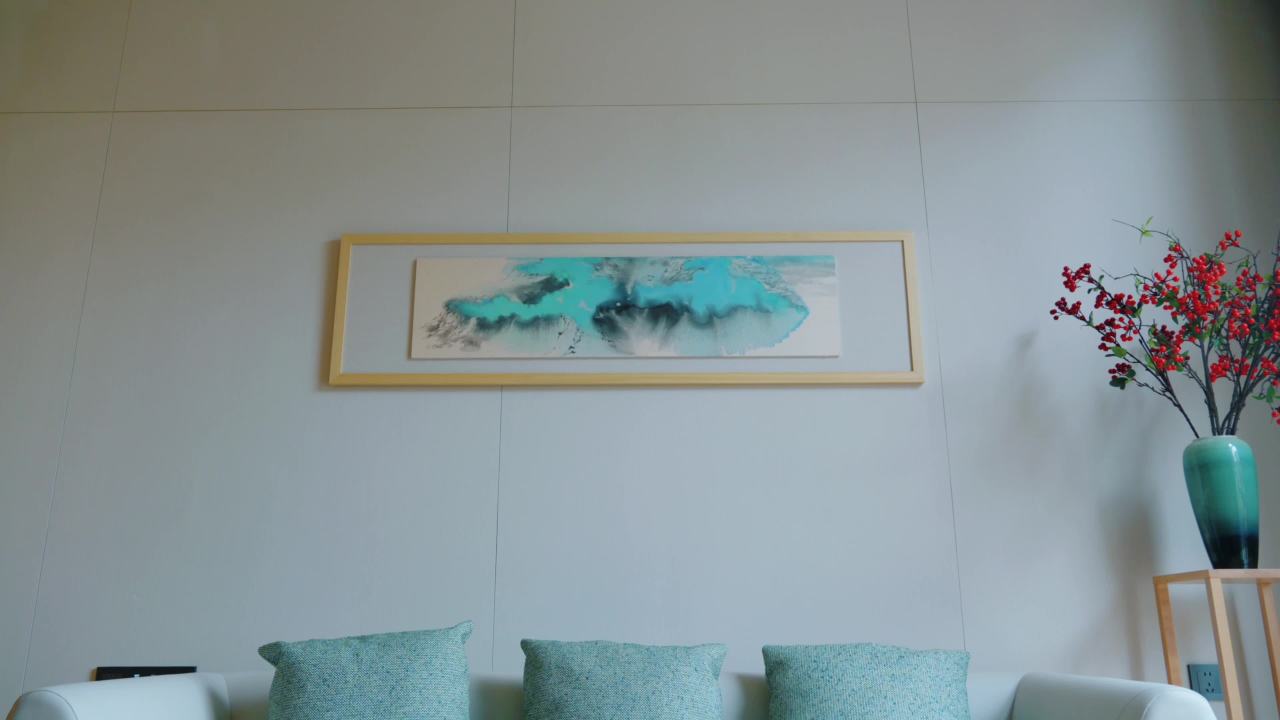现代客厅一角