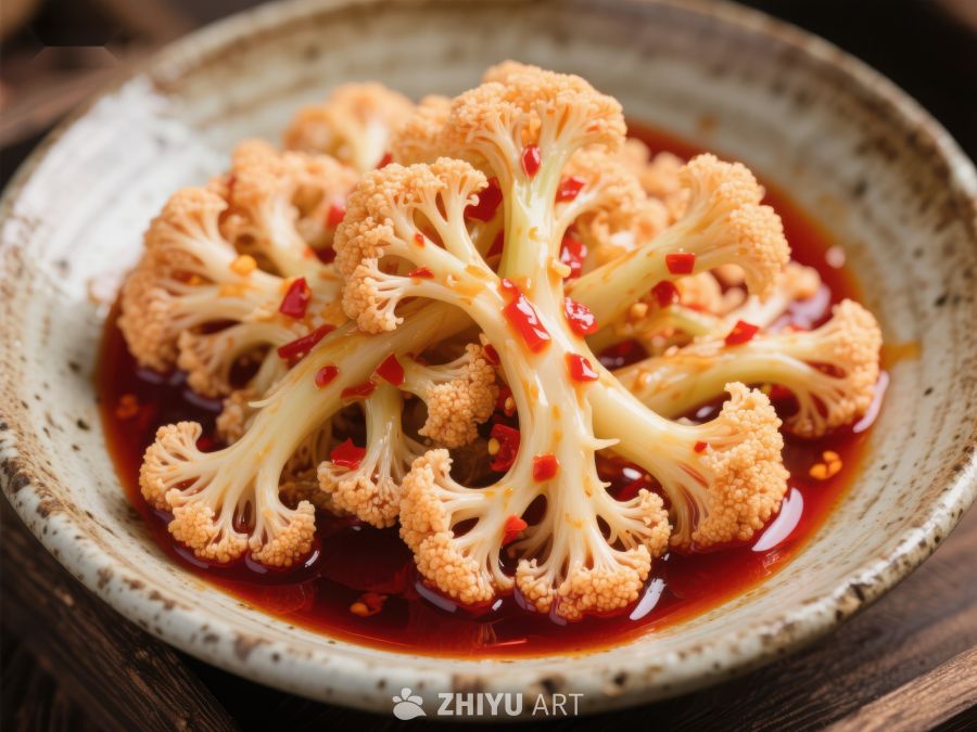 香辣花菜美食特写 1570