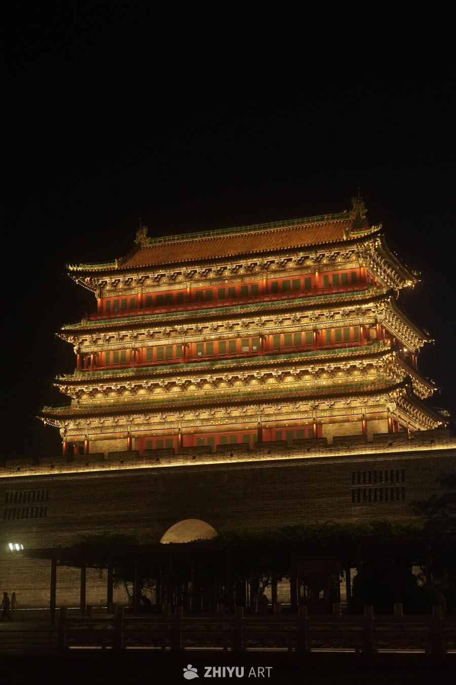 太原古城楼竖屏