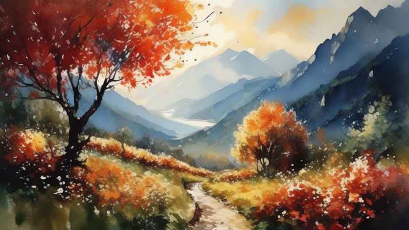 人惊叹的山水画插画 16