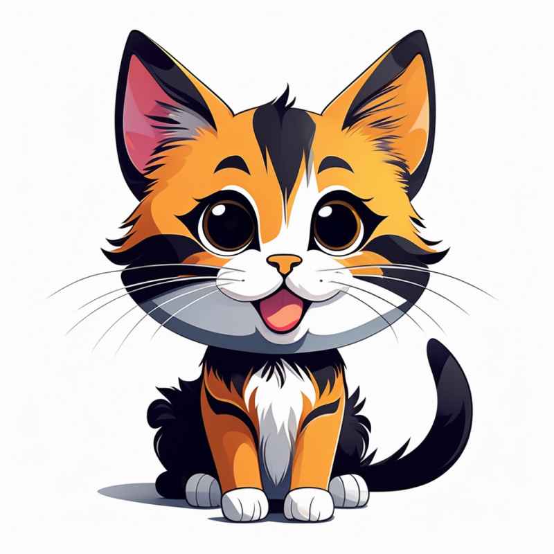 可爱的猫咪独立元素 9